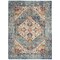 Homeroots 4 x 6 ft. Ivory & Light Blue Distressed Area Rug 385548 - alternate 1